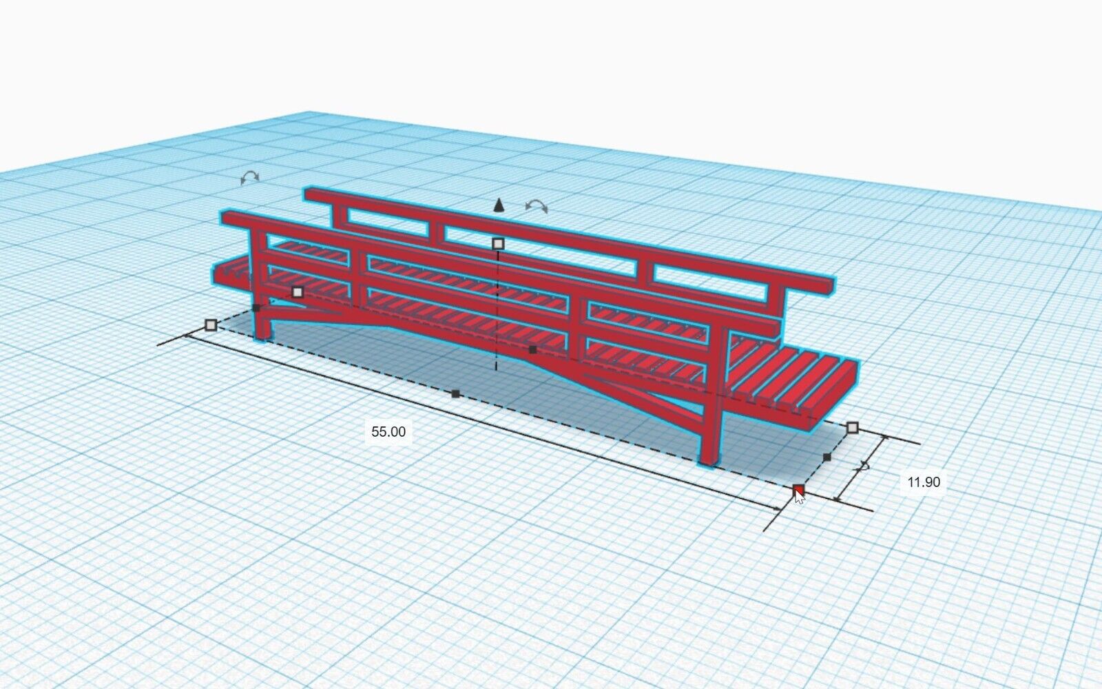 Fußgängerbrücke | Spur Z | 1:220 | Brücke | Bausatz