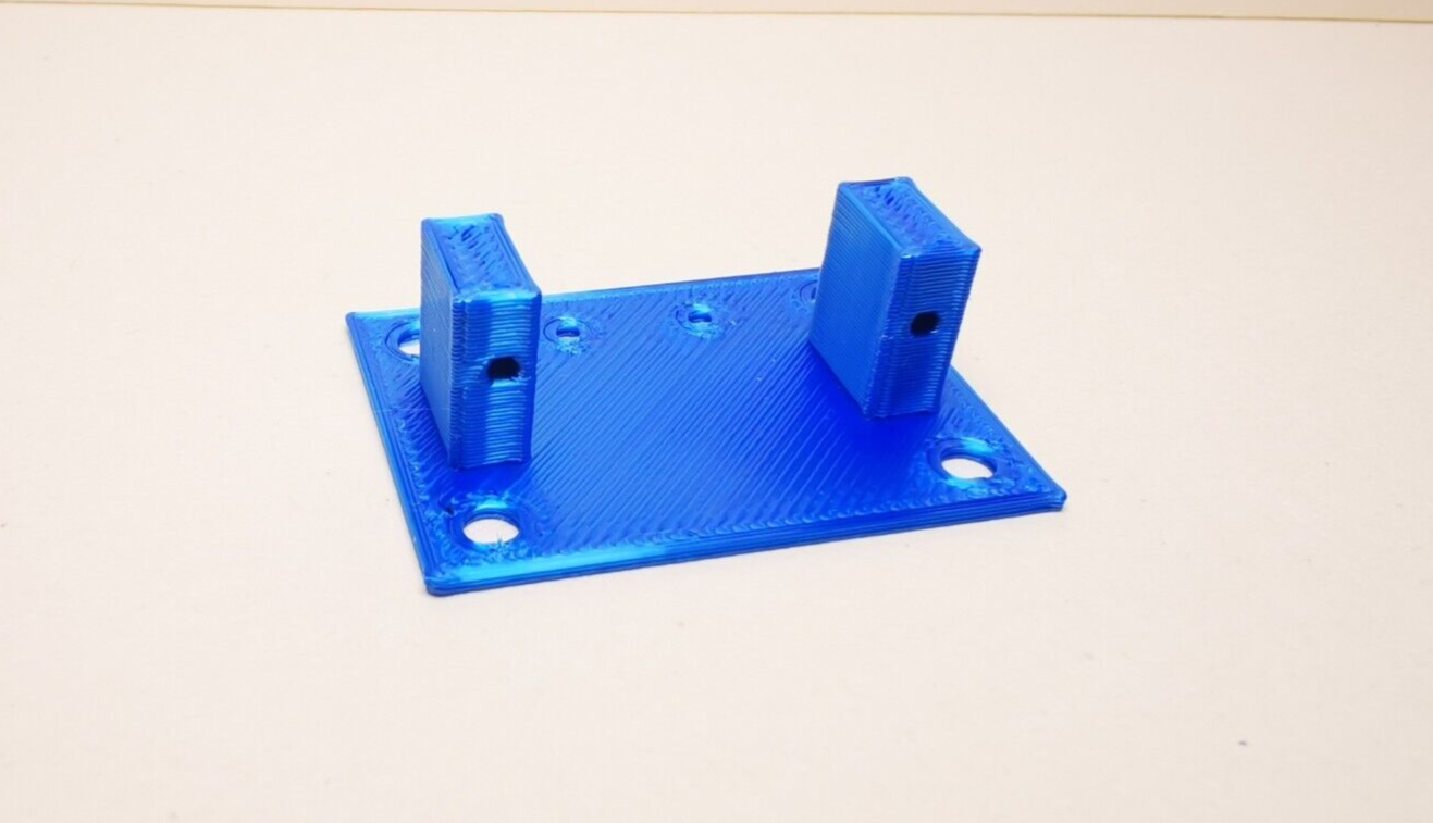 10xServohalterung Weichenantrieb Servohalter für SG90 Spur H0,TT,N,Z blau