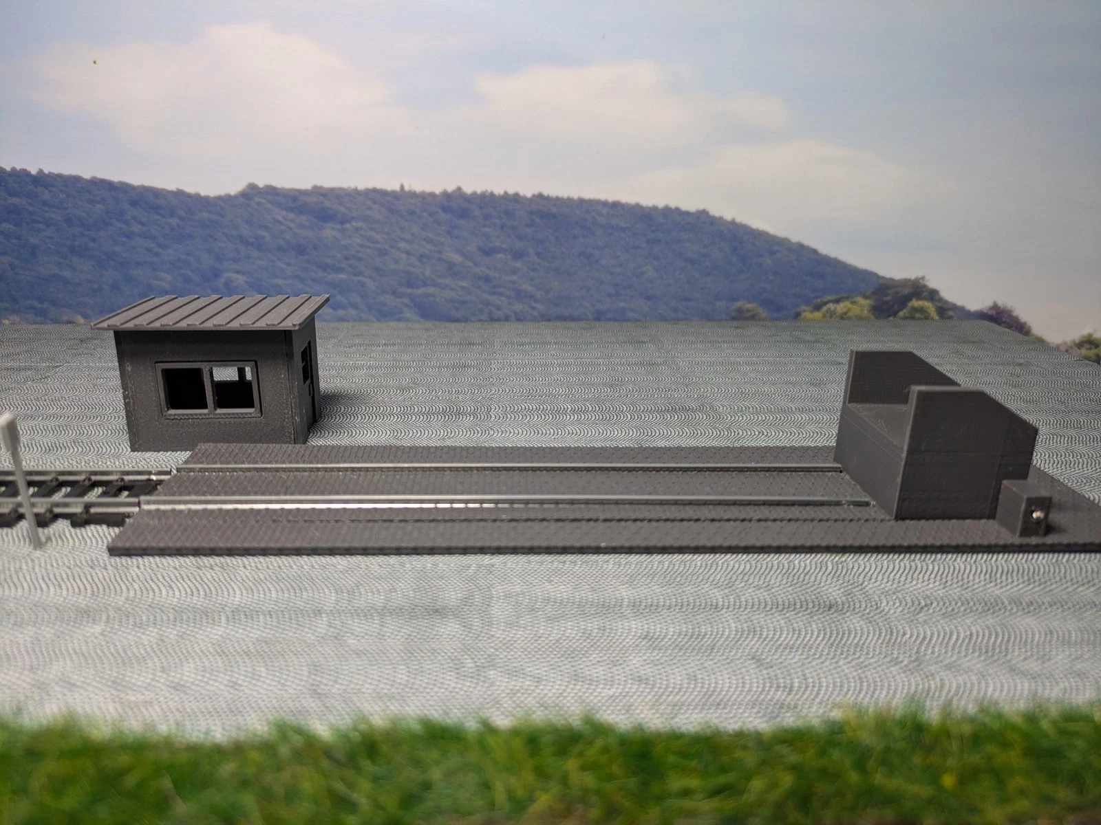 Waggonkippanlage mit Servoantrieb Bausatz Spur H0 1:87