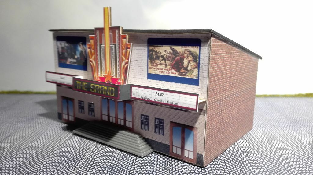 Kinopalast | Kino | Filmtheater | Spur N 1:160 | Bausatz | Lasercut