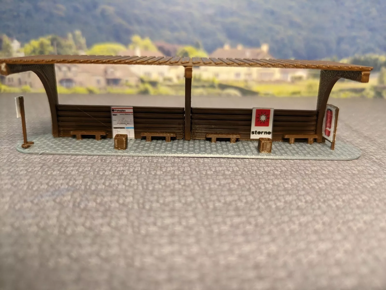 Busbahnhof | Spur N | Haltestelle Bausatz