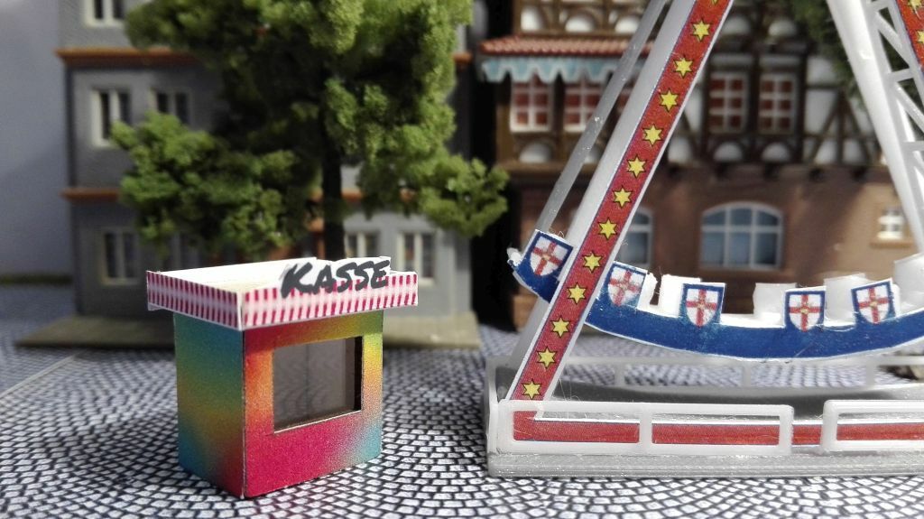 2 Kirmeskassen | Spur N 1:160 | Lasercut Bausatz