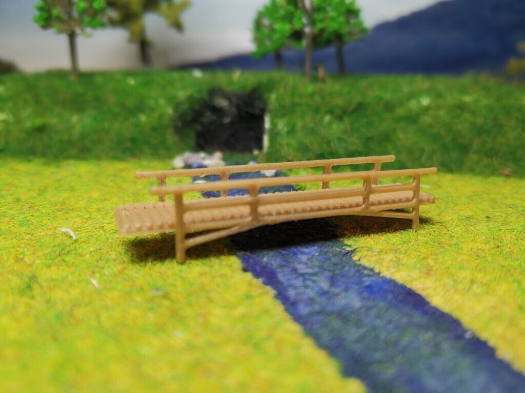 Fußgängerbrücke | Spur Z | 1:220 | Brücke | Bausatz