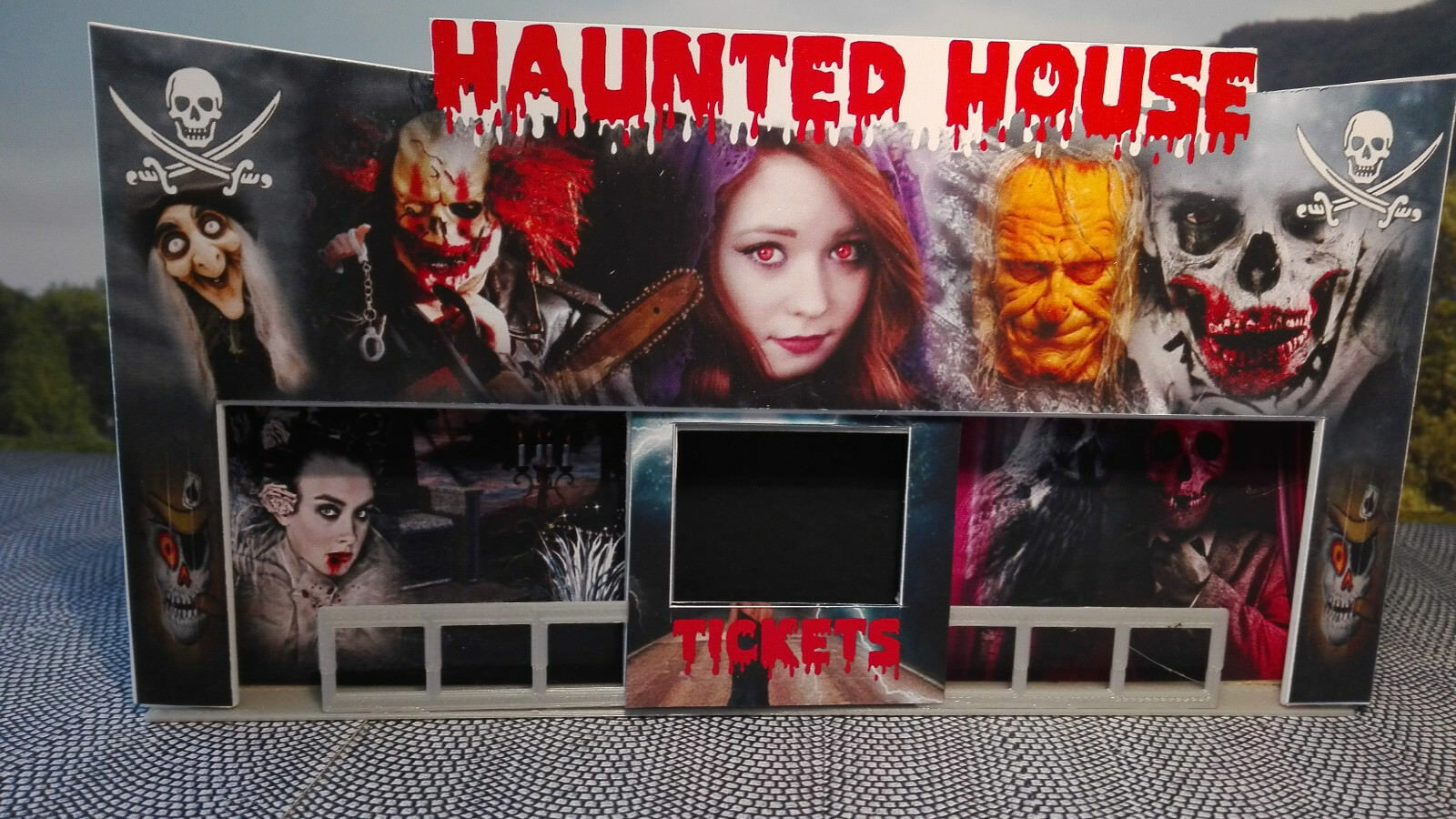 Haunted HOUSE | H0 Scale 1:87 | Lasercut | Kirmes | Funfair | Fahrgeschäft