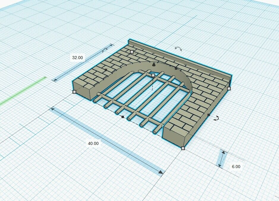 Kanalgitter Ablaufgitter Gitter für Graben Spur H0 1:87 Wasserdurchlass