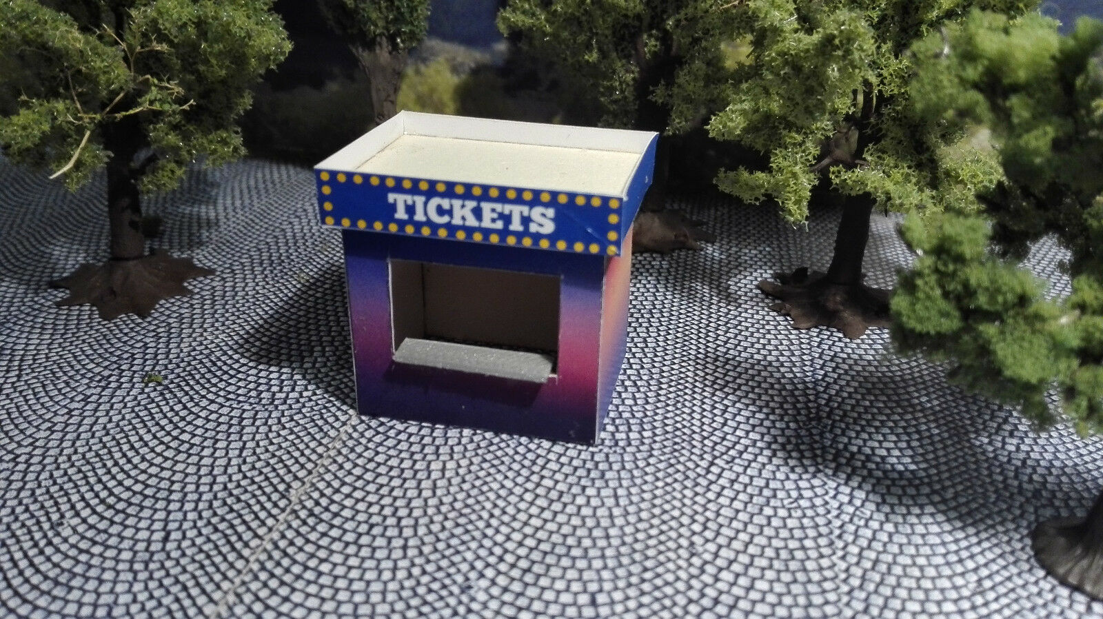 2 ticket house | Scale H0 1:87 | Lasercut Kit | funfair | Kirmeskasse