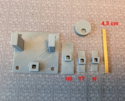 Servo Entkuppler ohne Servomotor für H0 TT N - 1:87 1:120 1:160