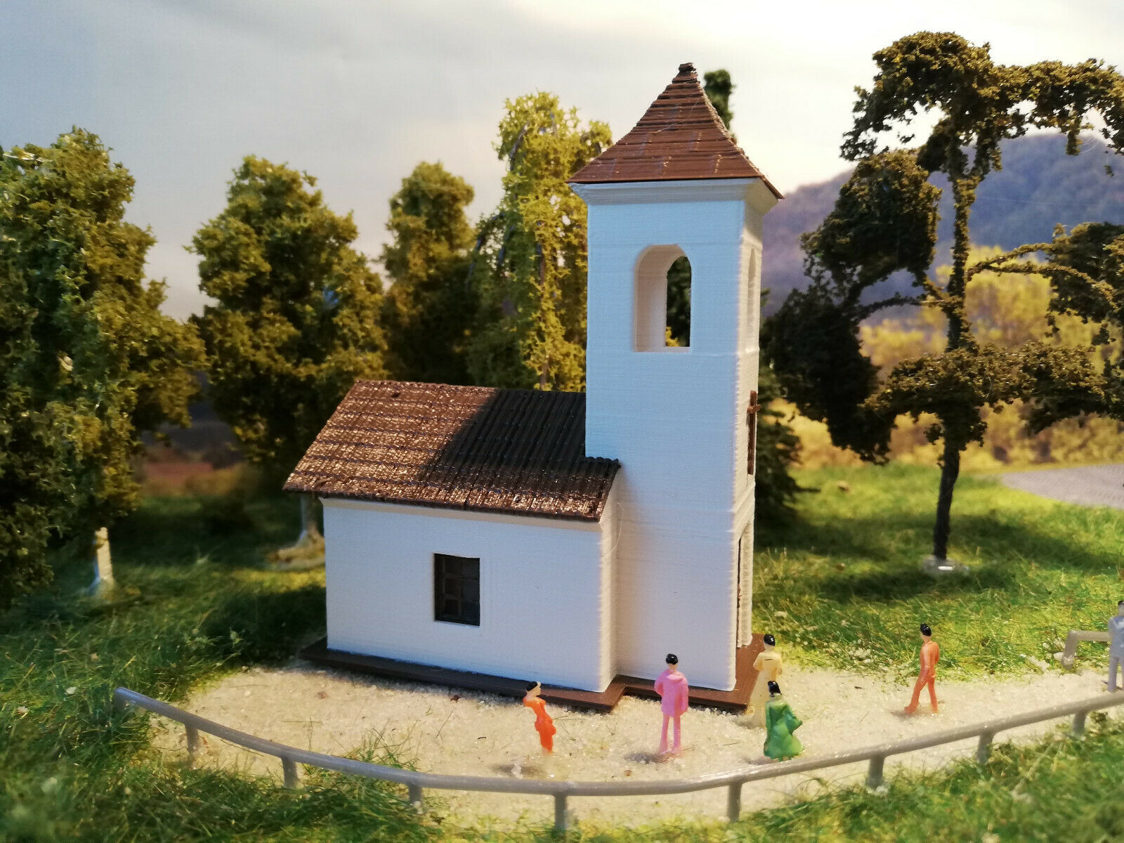 Kirche mit Sound | Fertigmodell mit Soundmodul | Spur N Glocken