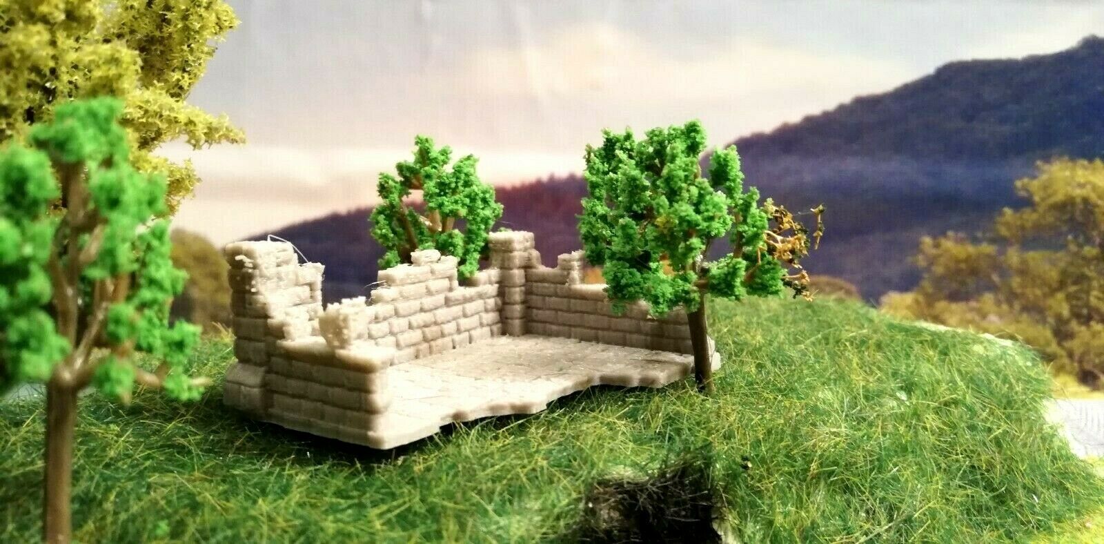 Ruine Burgruine mittel Spur N 1:160