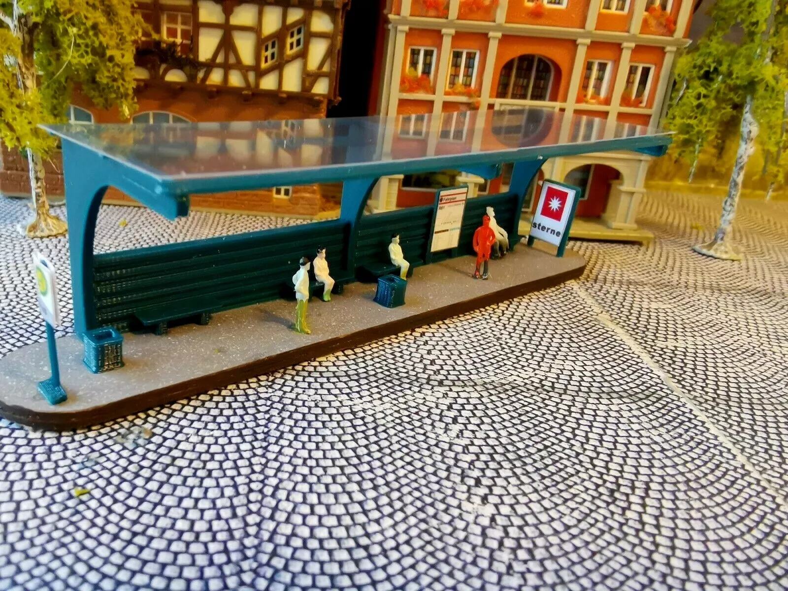 Busbahnhof | Spur N | Haltestelle Bausatz