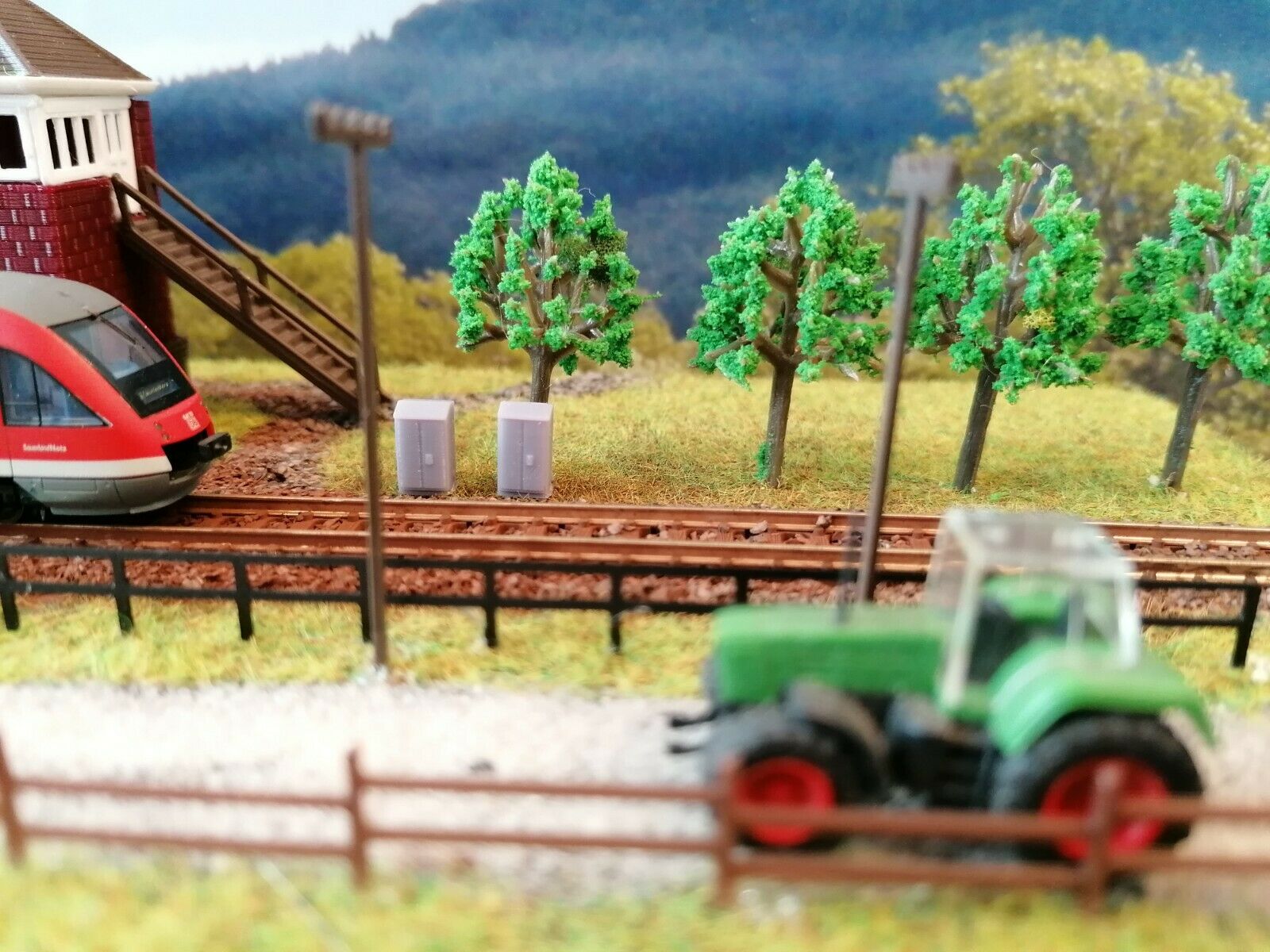 2 Schaltschränke | Schaltschrank | Spur N | 1:160 | Fertigmodell