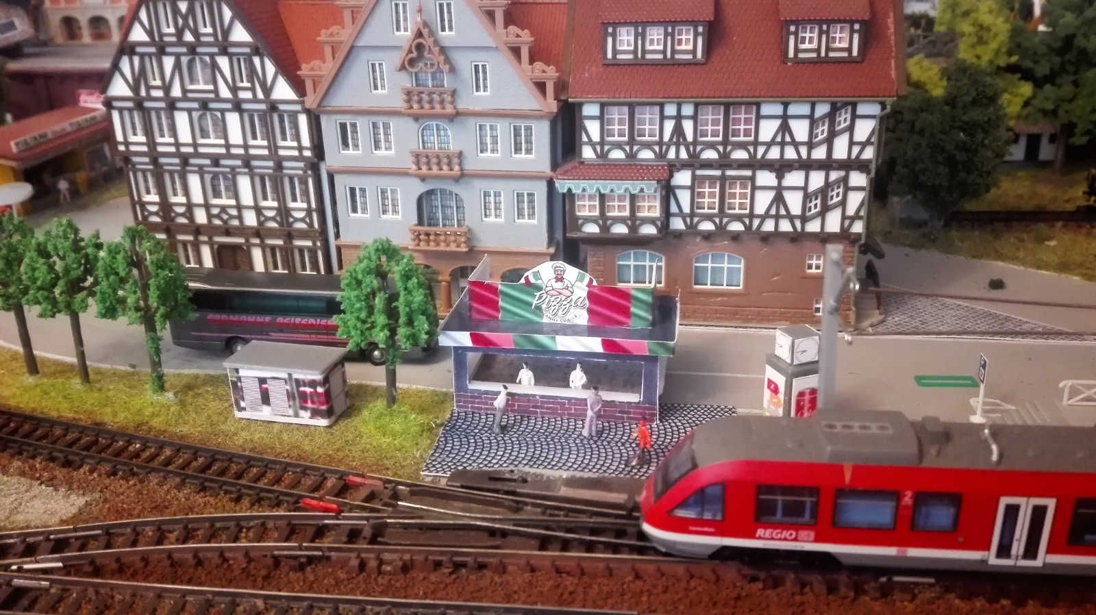 Pizzastand | Pizzeria | für Rummel oder Straßenfest |Lasercut Bausatz