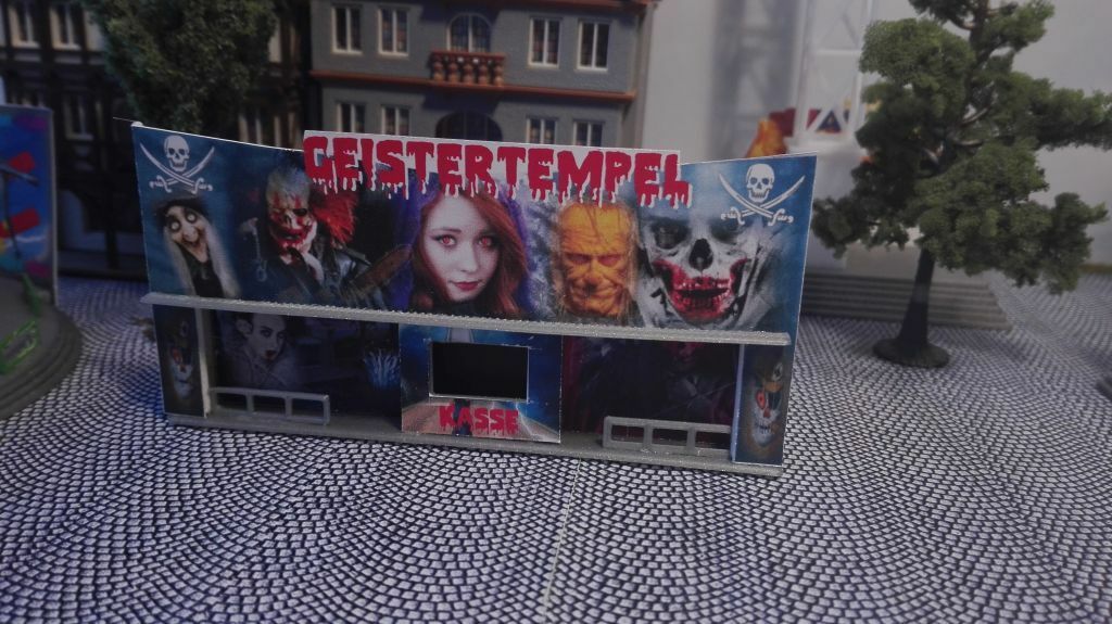 Geisterbahn mit Sound | LED Lichtshow | Kirmes | Rummel| Funktionsmodell | Spur H0