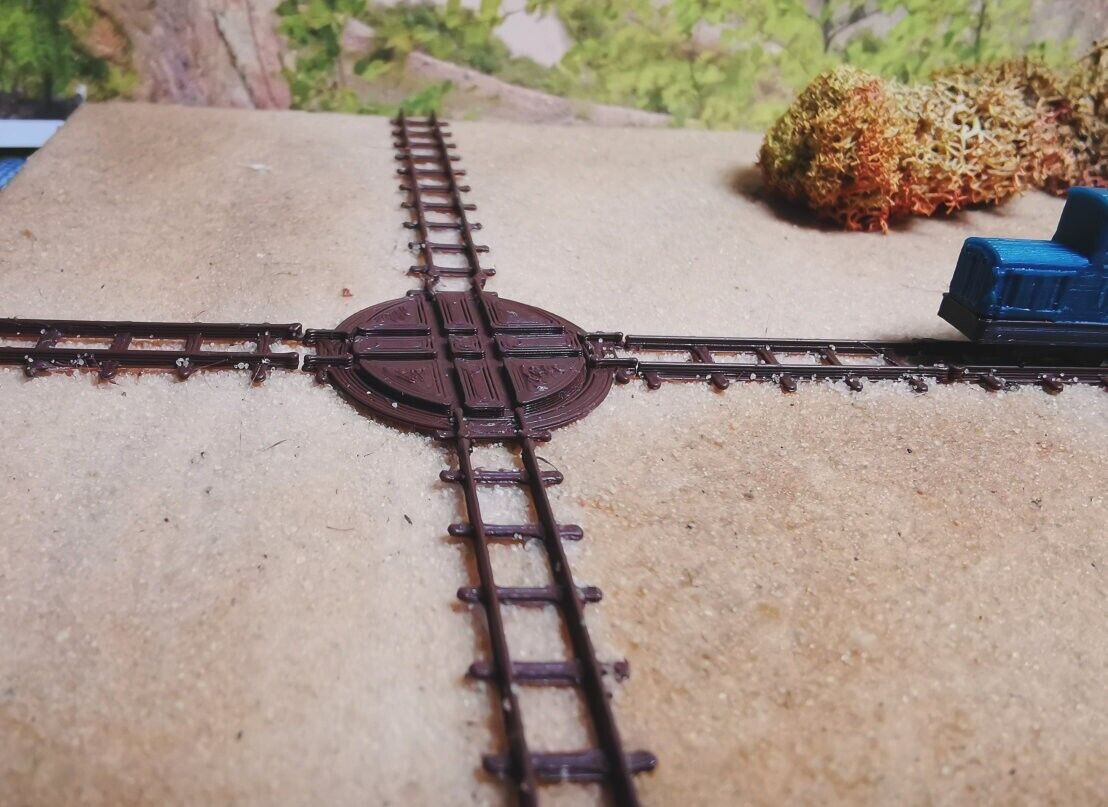 Feldbahn Drehscheibe handbetrieben Spur N | Bausatz